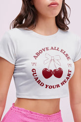 Lana Del Rey White Baby Tee – Inspired by the Queen of Melancholy Glam